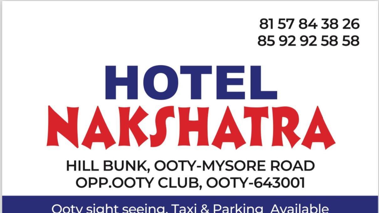 Hotel Nakshatra Ooty Eksteriør billede
